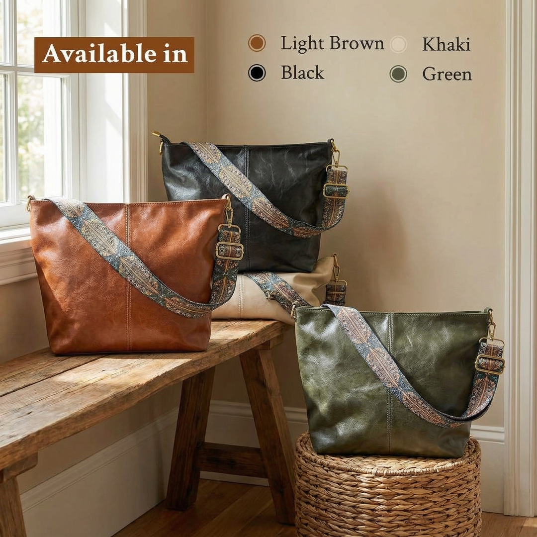 Chelsey’s Vintage Charm | Leather Shoulder Bag