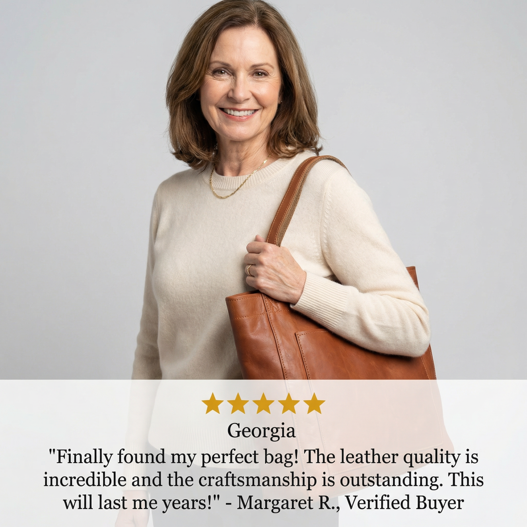 Lorena’s Modern Chic | Stylish Leather Bag