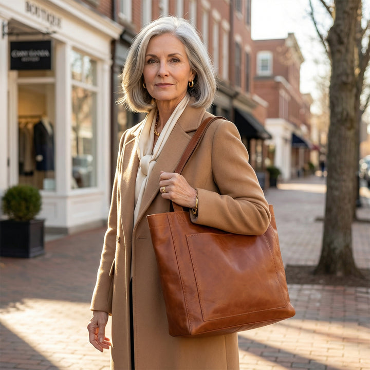 Lorena’s Modern Chic | Stylish Leather Bag