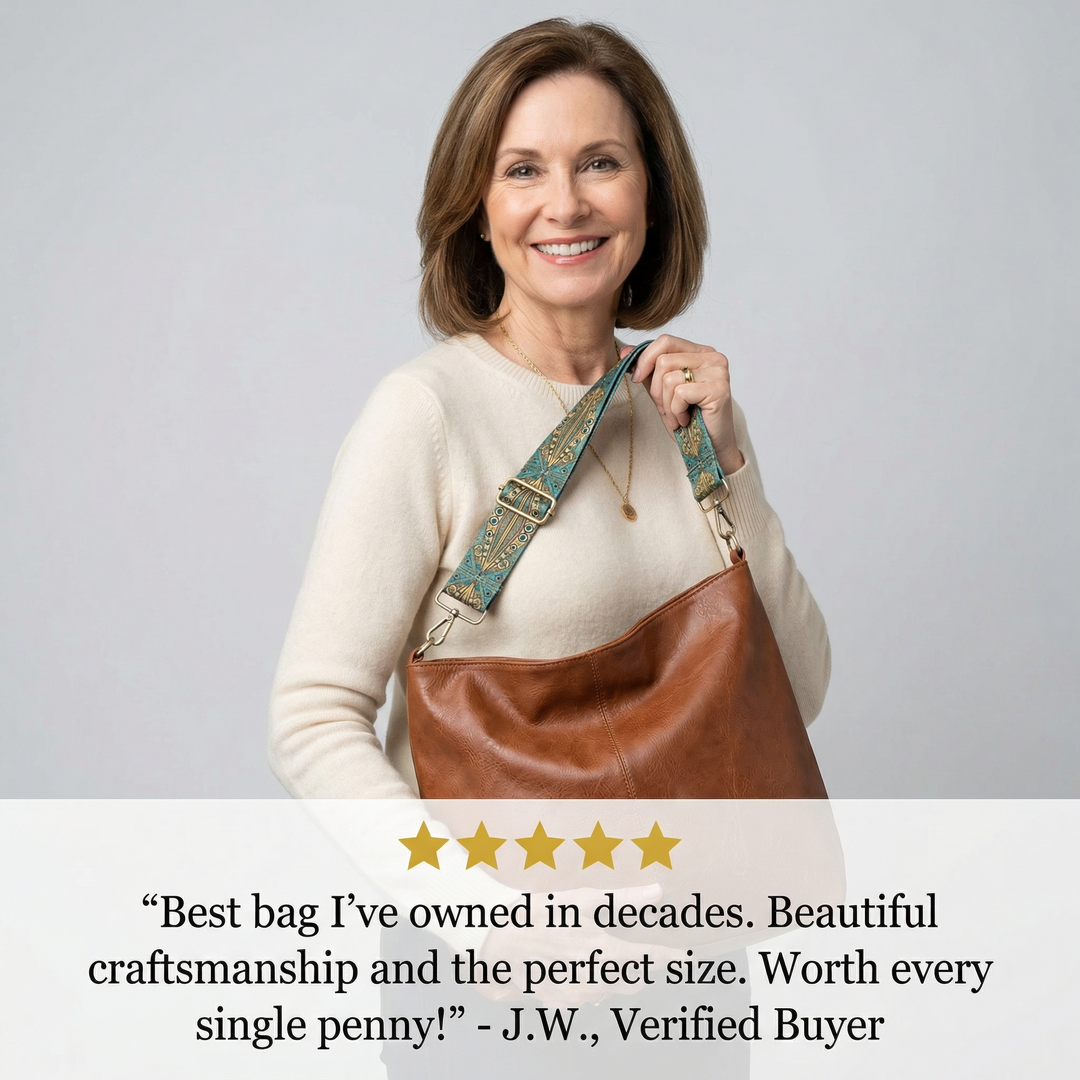 Chelsey’s Vintage Charm | Leather Shoulder Bag