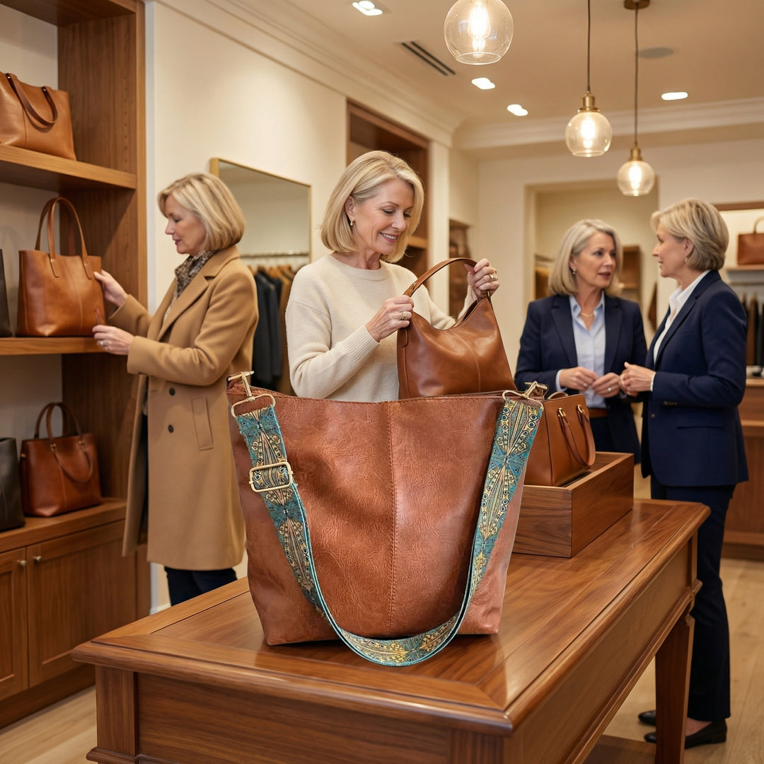 Chelsey’s Vintage Charm | Leather Shoulder Bag