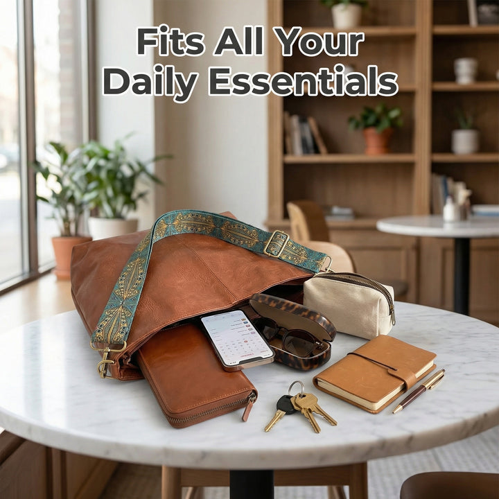 Chelsey’s Vintage Charm | Leather Shoulder Bag